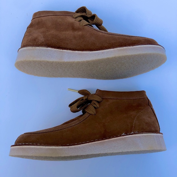 Free People Tan Brown Ashton Moccasin Chukka Ankle Lace Up Boot EU 41 - Picture 2 of 13